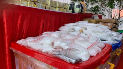 Bareskrim Polri Musnahkan Narkoba, 373 kg Sabu dan 705 Butir Ekstasi