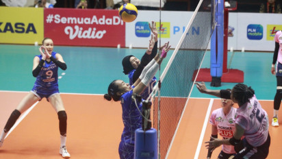 Final Four Proliga 2023: Lepas Kutukan, Gresik Petrokimia Libas Jakarta Pertamina Fastron