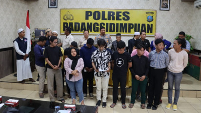Viral, Pesta Waria di Acara Ulang Tahun, Polres Padang Sidempuan Gelar Mediasi