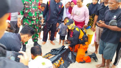 Tenggelam Saat Berenang di Laut Bersama 5 Temannya, Bocah 10 Tahun Ditemukan Meninggal