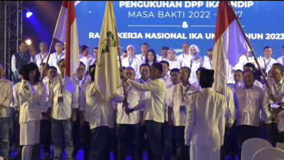 Gaet Tema Indonesia Emas 2045, Pengukuhan & Rakernas IKA Undip Dihadiri Jajaran Menteri