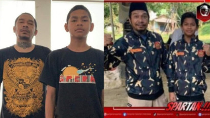 Foto-foto Kebersamaan David Ozora Bareng Ayahnya Jonathan Latumahina, Gus Yaqut hingga Sri Mulyani Doakan Putra Petinggi GP Ansor Itu segera Pulih dari Koma
