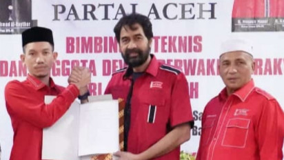 Ketiga Kalinya Eks Panglima GAM Pimpin Partai Aceh