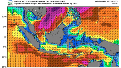 Waspada Gelombang Tinggi di Laut Natuna, BMKG: Ketinggian Lebih dari 6 Meter