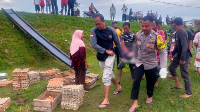 Perahu Terbalik, Pemancing Tewas Tenggelam di Sungai Bungur Lampung Timur