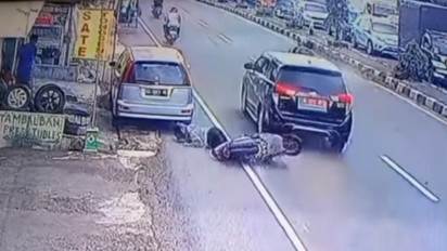 Polisi Amankan Pengemudi Mobil Plat Merah Kasus Tabrak Lari Pengendara Motor di Klaten