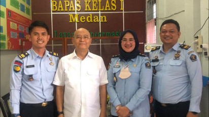 Eks Wali Kota Medan Bebas Bersyarat, Pukul 07.30 WIB Dzulmi Eldin Diberangkatkan dari Lapas Kelas I Tanjunggusta Medan