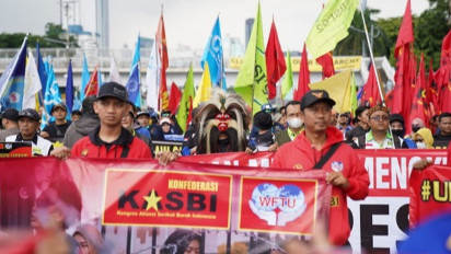 Ribuan Rakyat Demo di Depan DPR/MPR soal Perppu Ciptaker, Bamsoet Akui Tidak Tahu?