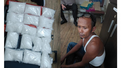 Ketangkap  Bawa 16 Bungkus Sabu di Bandara Kualanamu, Penumpang Garuda Diboyong Petugas