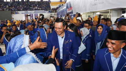 Lantik Ribuan Pengurus DPC Sulawesi Tengah, AHY Ingatkan Kader untuk Terus Bela Rakyat