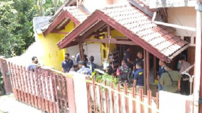 Sadis! Penampakan Coran yang Mengubur Dua Jasad Wanita di Bekasi, Semen Masih Basah
