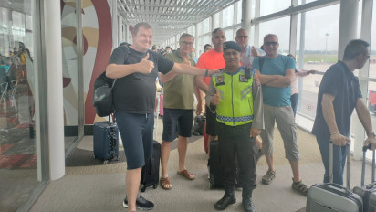 Berlangsung Aman, Polda Sumut Kawal Logistik F1 Powerboat Meninggalkan Balige