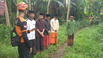 Seorang Santri Dilaporkan Hilang Terseret Arus Sungai Bondoyudo