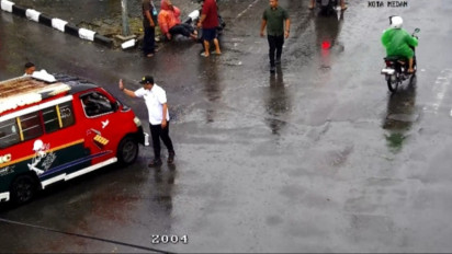 Bobby Nasution Marahi Sopir Angkot Usai Terobos Lampu Merah dan Seruduk Pemotor