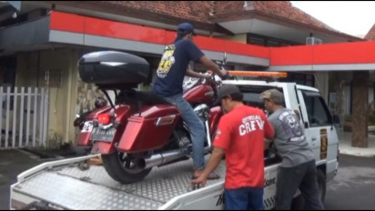 Konvoi Moge Senggol Pemotor di Ngawi, Seorang Kakek Terluka