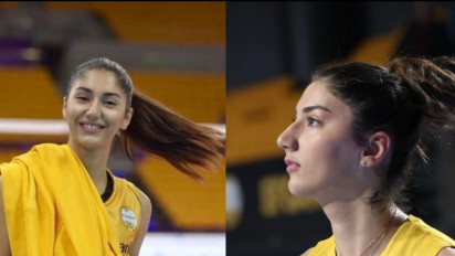 Potret Buket Gulubay Atlet Voli Cantik Setter Andalan Timnas Bola Voli Putri Turki, Paras Menawan Dijuluki Bidadari