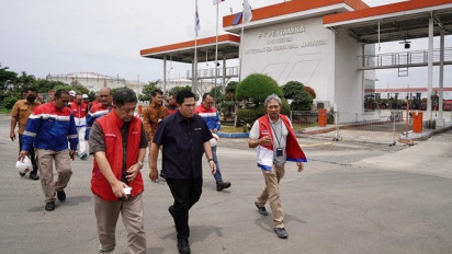 Tiba di TBBM Plumpang, Menteri BUMN Pastikan Investigasi Berjalan Optimal