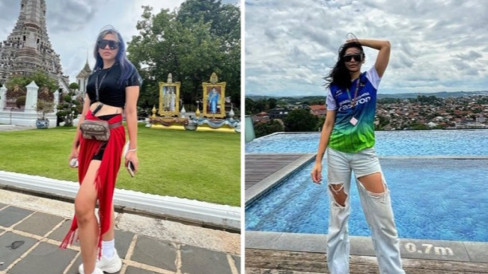 7 Foto Cantik Yolla Yuliana saat Liburan, Tanpa Jersey Selalu Bikin Meleleh