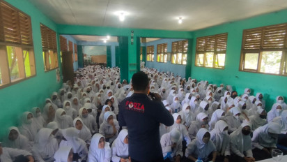 500 Anak SMP Diedukasi Bahaya Narkotika Tembakau dan Ganja