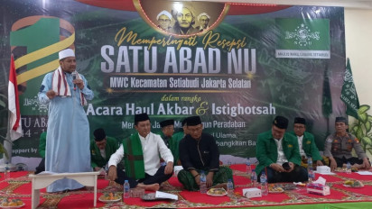 Resepsi Harlah Satu Abad MCW NU Setiabudi di Masjid Al Bakrie Berlangsung Meriah