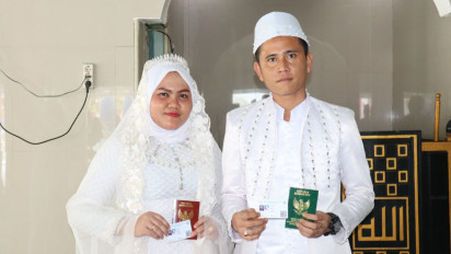 So Sweet! 2 Warga Binaan Menikah di Lapas Sekayu Musi Banyuasin