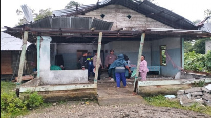 Angin Puting Beliung Robohkan 12 Rumah di Kabupaten Buru