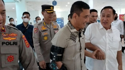 Begini Kondisi Kapolda Jambi, Tangan Kanan Masih Diberi Penyanggah