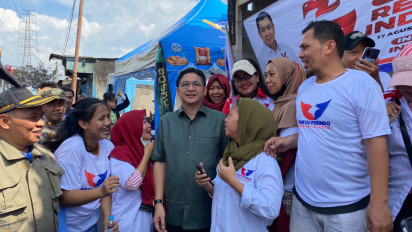 Pasha Ungu Sambangi Posko Pengungsian Korban Kebakaran Depo BBM Pertamina Plumpang, Disambut Warga Nyanyi Lagu Andai Ku Tahu