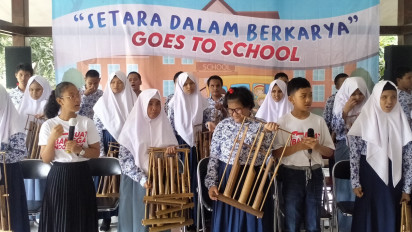 Jelang Hari Musik Nasional, Komunitas ini Gelar Pementasan Musik Anak Penyandang Tuna Netra di Surabaya