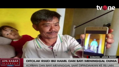 Kasus Ibu Hamil Tua Meninggal Setelah Ditolak RSUD Ciereng Subang, Suami Ungkap Kronologi
