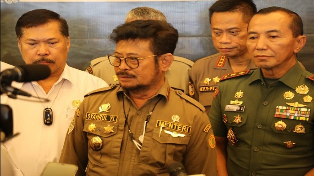 Cegah Alih Fungsi Lahan, Mentan SYL Sinergi dengan APIP dan APH 
            - galeri foto