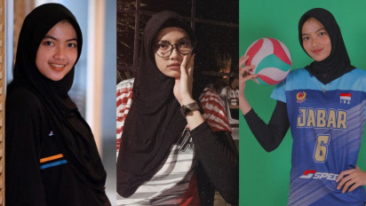 7 Senyum Manis Wintang Dyah Kumala Sakti, Primadona Bandung BJB Tandamata Banjir Prestasi