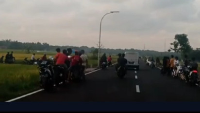 Balapan Liar di JLS Resahkan Warga di Sampang, Madura, Polisi Turun Tangan