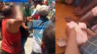 Pasutri Tertangkap Tangan Belanja Pakai Uang Palsu di Pasar, Ditangkap dan Dipukuli Warga