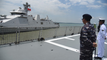 Arungi Dua Samudra KRI RE Martadinata Pulang Indonesia Usai Latihan Perang di Pakistan
