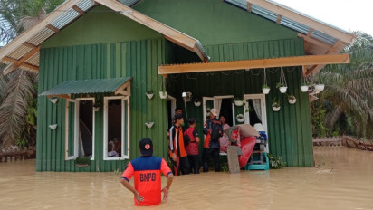 Empat Kabupaten Kota di Sumbar Dilanda Banjir, Kabupaten Dharmasraya Terparah