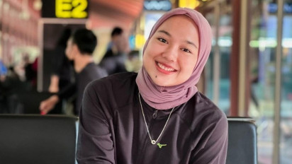 Potret Atlet Voli Cantik Cindy Tiara Berliyan, Bidadari Sumedang yang Punya Wajah Meneduhkan