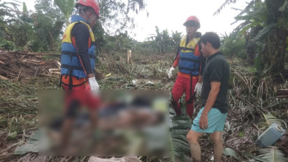 Diduga Tersapu Banjir, Sesosok Mayat Ditemukan di Pinggir Sungai Lematang