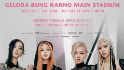 Konser BLACKPINK Hari Kedua di GBK, Ini Jadwal Acaranya...
