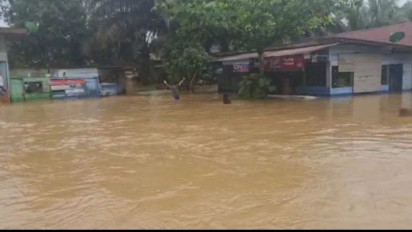 6 Desa Terendam Banjir Akibat Hujan Deras Semalaman di Musi Banyuasin