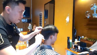Sambut Ramadhan, Pangkas Rambut di Bandar Lampung Ini Promo Bayar Seikhlasnya