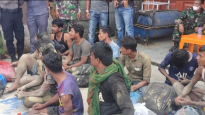 Puluhan Etnis Rohingya Ditemukan Terdampar di Pesisir Pantai Aceh Barat Daya