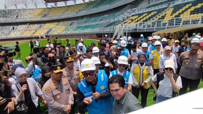 Ketua Umum PSSI Erick Thohir Sebut GBT Stadion Terbaik, Listrik Dipastikan Anti Kedip 100 Persen Sesuai Standar FIFA