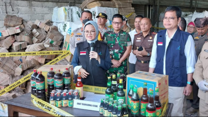 Gunakan Bahan Kimia, Pabrik Jamu Ilegal di Banyuwangi Digerebek BPOM