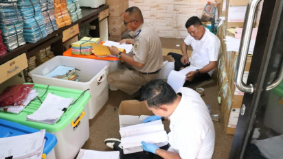 Polda Lampung dan Polres Lampung Geledah Kantor BPN Terkait Korupsi Bendungan Margatiga
