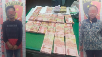 Polisi Amankan Pasutri Pengedar Uang Palsu Senilai Rp 147 Juta di Tapanuli Tengah