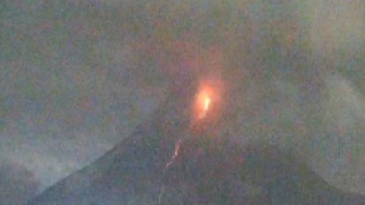 BPPTKG Yogyakarta Laporkan Teramati Api Diam di Area Kubah Barat Daya Gunung Merapi