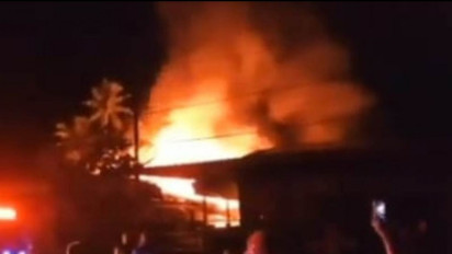 Listrik Mendadak Mati, 6 Rumah di Tapteng Hangus Terbakar