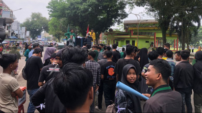 Jelang Puasa Ramadhan,  Mahasiswa Binjai Tuntut Tutup Lokalisasi Perjudian dan Barak Narkoba