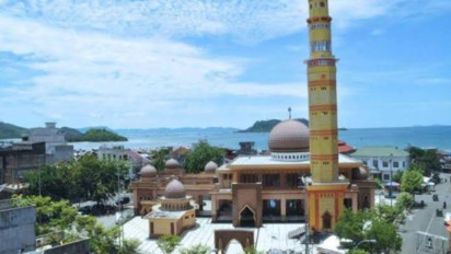 Kilas Masjid Agung Sibolga, Menaranya Berfungsi Sebagai Mercusuar